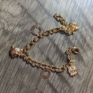 Gold Charm Bracelet
